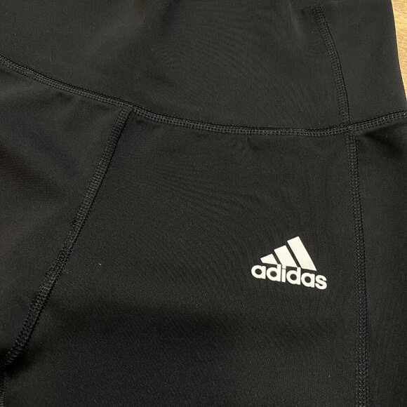 Women Adidas High-Rise CLIMACOOL Leggings Squat-Proof Sweat-Wicking - Picture 7 of 10